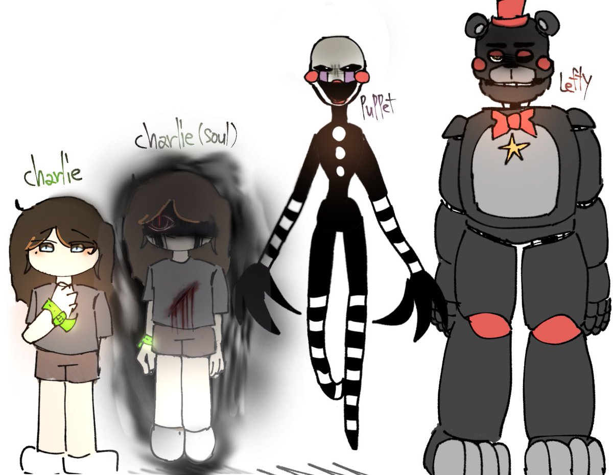 Charlie's

#FNAF #charlieemily #puppet #lefty #캐디