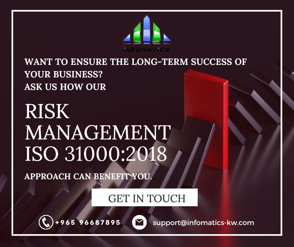 InfomaticsKWT's tweet image. By taking a proactive approach to risk management, you can protect your organization from potential harm and ensure that your social media activities align with your overall business objectives. 
#RiskManagementPlan #ISO30001 #RiskAssessment #kuwait #uae #qatar #ksa #الكويت #