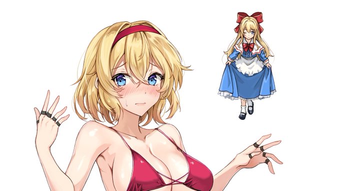 pixivFANBOXでリク絵 立ち絵アリスさん 40枚「全体公開版に差分詳細説明あります→ https://t.co/hgKyJRkVWo 」を公開しました! https://t.co/l9CWqyCfXJ 