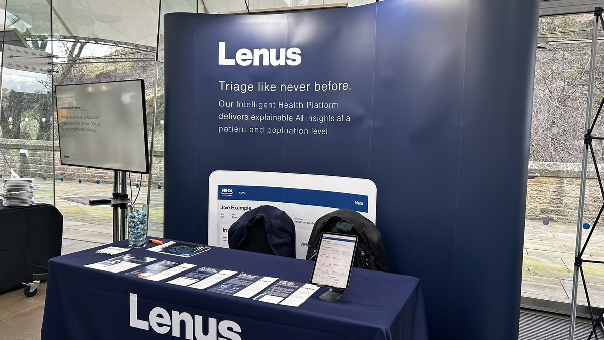 We are here 👋🏼

#TeamLenus has arrived for the #DigiHealthCare23 by @HolyroodConnect 

Come and say hello at booth 8 to chat about:
#VirtualWards
#LongTermConditions
#RemoteMonitoring 
#DiagnosticHubs
#DigitalHomeCare
#DataPlatform
#AIAward