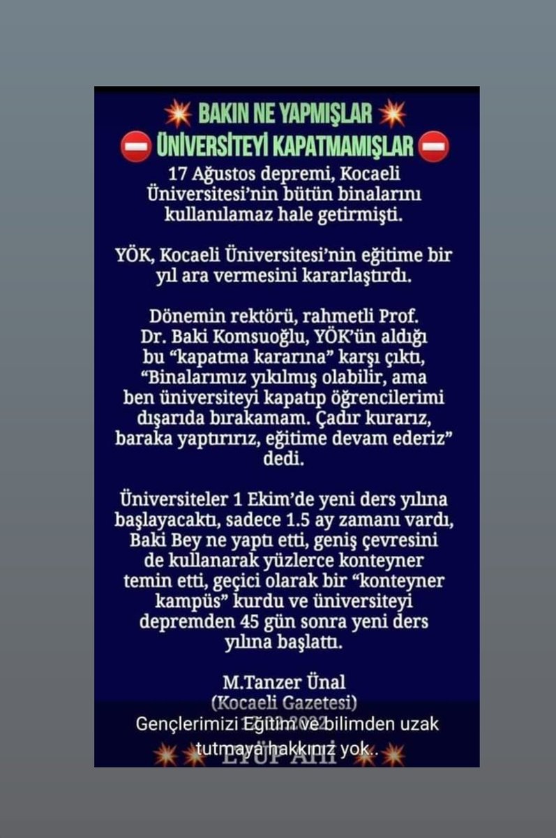 EĞİTİM ÖĞRETİME ARA VERİLDİ⁉️
Eğitime ara verilmemeli...
#deprem 
#Hatay 
#Kahramanmaraş
#AdıyamanYardımBekliyor 
#EgitimHakkıEngellenemez