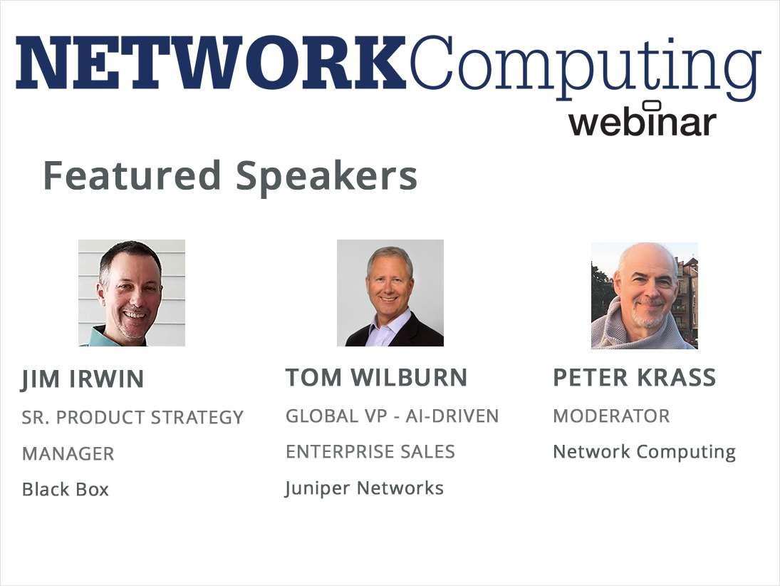 DT8's tweet image. #ICYMI: @JuniperNetworks' Global VP of #AI-Driven Enterprise Sales, Tom Wilburn, &amp;amp; @BlackBox's Senior Product Strategy Manager, Jim Irwin, in an exclusive webinar about the business value of AIOps &amp;amp; #WiFi as-a-service. Register now! bit.ly/3xFC9fk