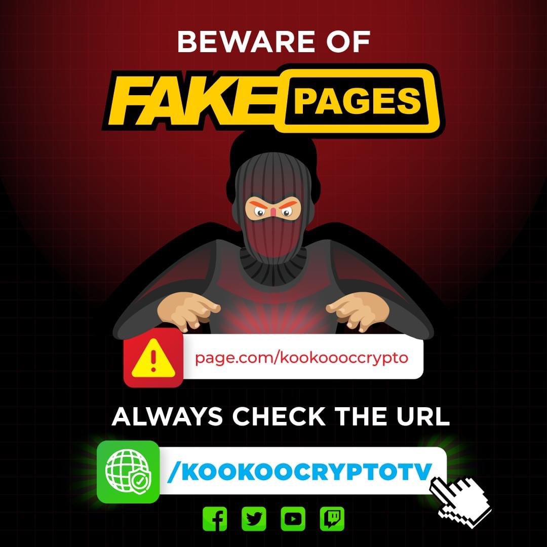 kookoocryptotv's tweet photo. ⚠ MAHALAGANG PAALALA ⚠

Marami po akong natatanggap na mensahe tungkol sa mga FAKE PAGES o ACCOUNTS na nagkalat sa Facebook at Instagram. MAG-INGAT ‼️

Heto po ang tamang username ko: 
 ✅ K O O K O O C R Y P T O T V

Credits to @youngyujirofit for the poster. 😅 https://t.co/sWdjOkbqpy