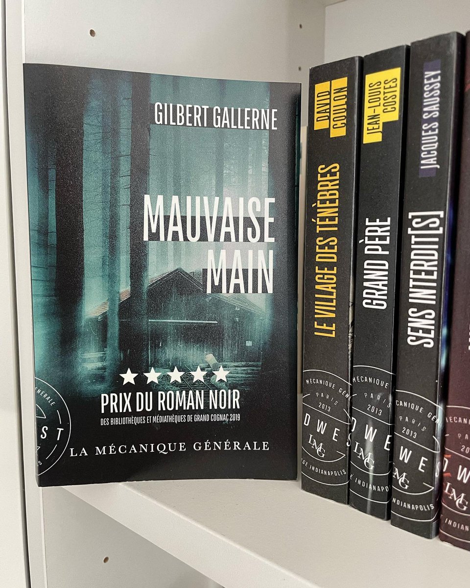 LMGeditions's tweet photo. "Un roman puissant, noir, dérangeant parfois, avec des chapitres courts et rythmés.

Un régal 🥰"

@cecilia_thrillerbooks 

🔴 MAUVAISE MAIN, de Gilbert Gallerne, disponible partout

#lamecaniquegenerale #romannoir #polarbook #thrilleraddict #passionthriller #thrillerbooks https://t.co/KltBJd2R1R
