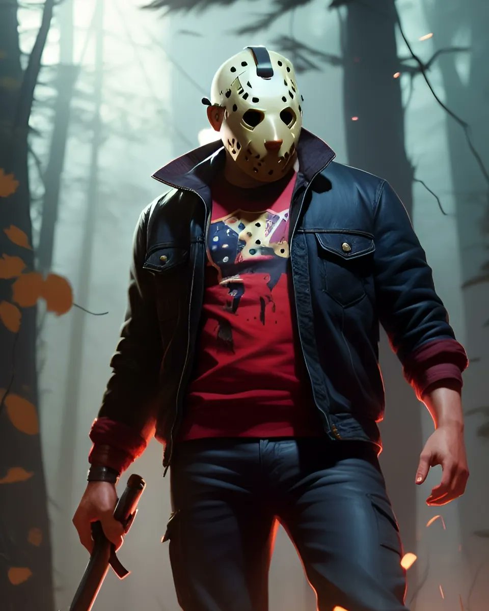 HORNYGAMERtw's tweet photo. Jason ART  MADE BY HORNY GAMER 

#jasonvoorhees #friday13th #friday13thgame #killer #art #artificialintelligence #artwork #explore #TrendingNow #Trending  #Putin https://t.co/yHweFf2J6L