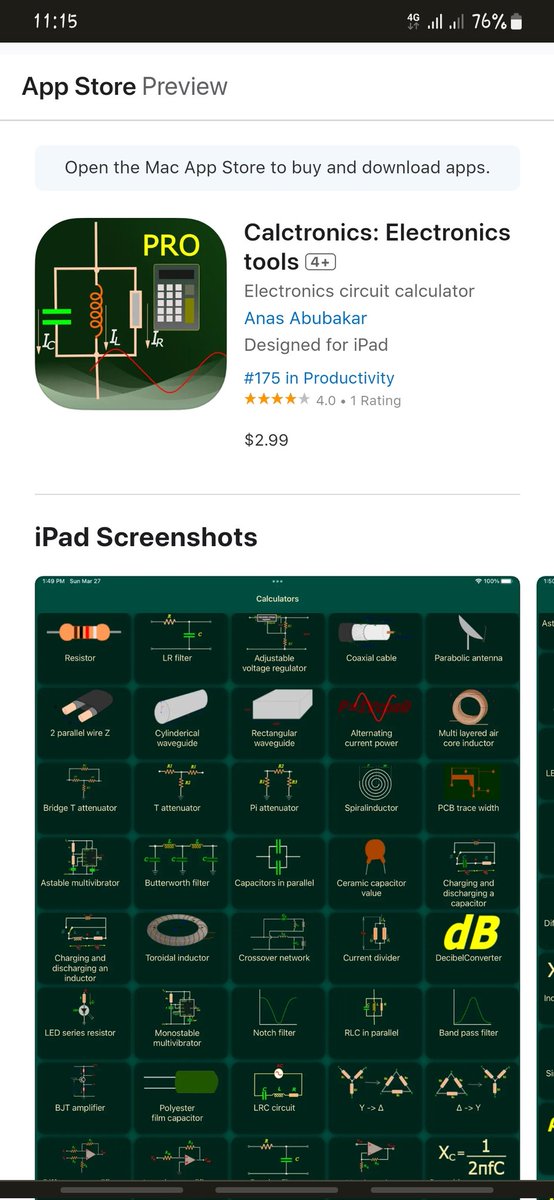 anaseeen's tweet image. #175 in productivity. At least it is something. I developed it in #xamarinforms. 1 and a half year live on playstore
apps.apple.com/us/app/calctro…