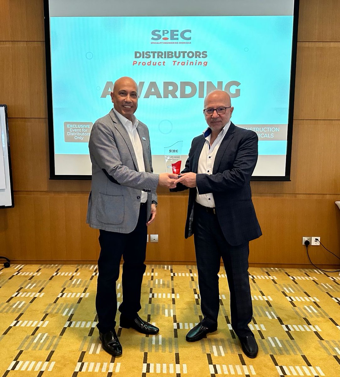 SpECfze's tweet photo. Join us in celebrating 25 years of successful business partnership with our esteemed distributors in Vietnam, Hong Kong, Kuwait &amp; UAE. We extend our warmest congratulations to our valued partners and express our gratitude for their unwavering commitment to excellence. https://t.co/C1RzhAri24
