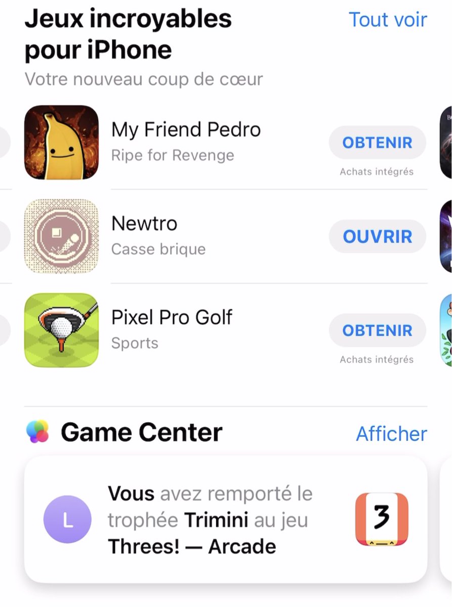 Newtro brick breaker, « un jeu incroyable pour iPhone ». Ce n’es pas moi qui le dit mais bien l’Apple store !
