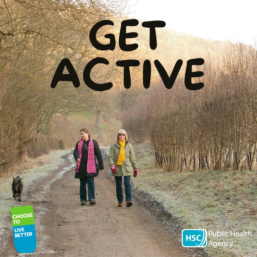 publichealthni's tweet photo. Making small changes to increase our levels of physical activity can make a big difference to our health and wellbeing. Further info on getting active at https://t.co/a3BcJ4WE88    #getactive #choosetolivebetter https://t.co/z2pcDNh0xn