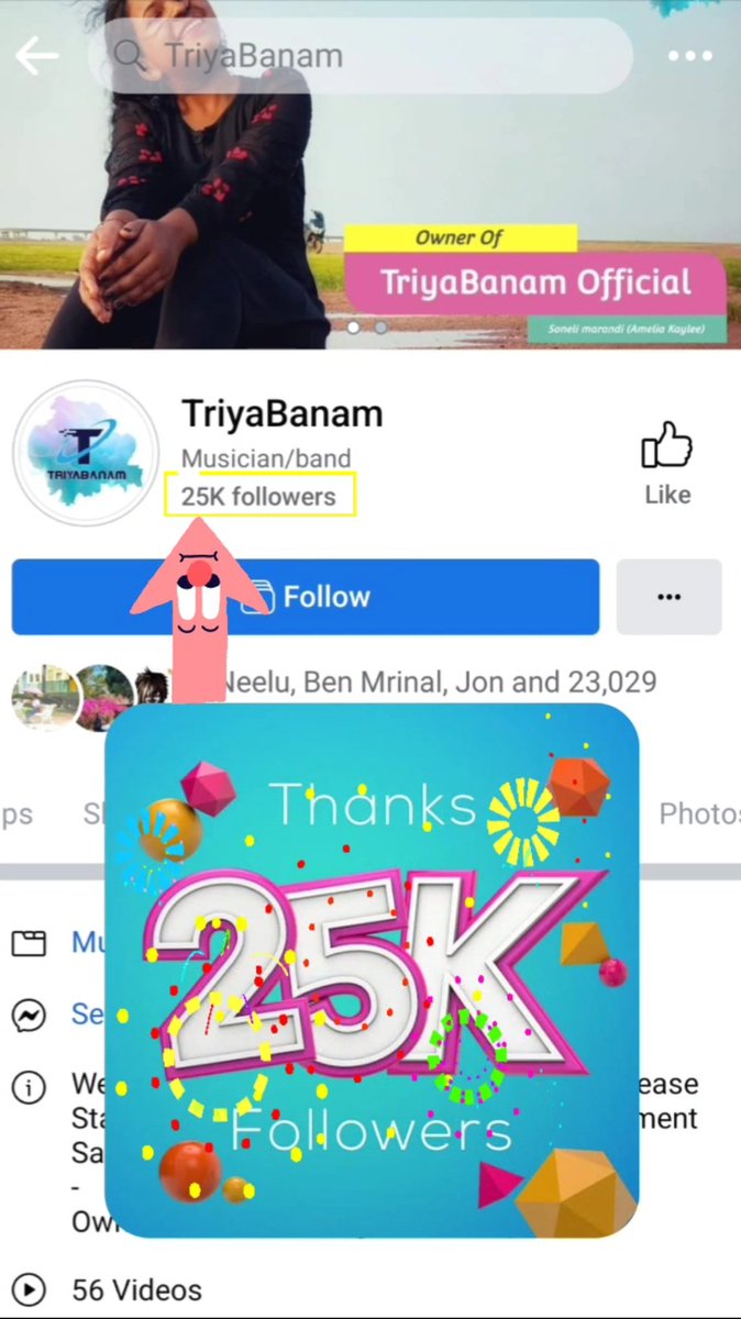 triyabanam's tweet photo. A special thank you to all of you for celebrating 25,000 followers on our Facebook page! https://t.co/s011MPz0Ni