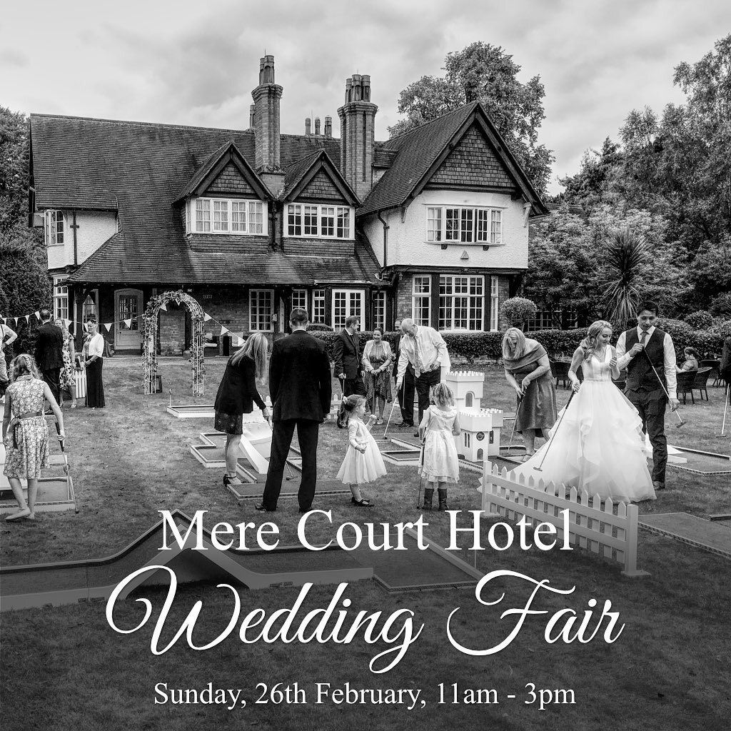 crazy9golf's tweet photo. Come along and meet us and all the other fabulous wedding suppliers this Sunday at the Mere Court Hotel Wedding Fair organised by @weddingvenuesinengland.co.uk 
@mere_court_hotel 
#weddingfair #cheshireweddingfair #weddingopenday #weddingvenueopenday #me… https://t.co/bz9gCn0bz7 https://t.co/8xiH3xgOTk