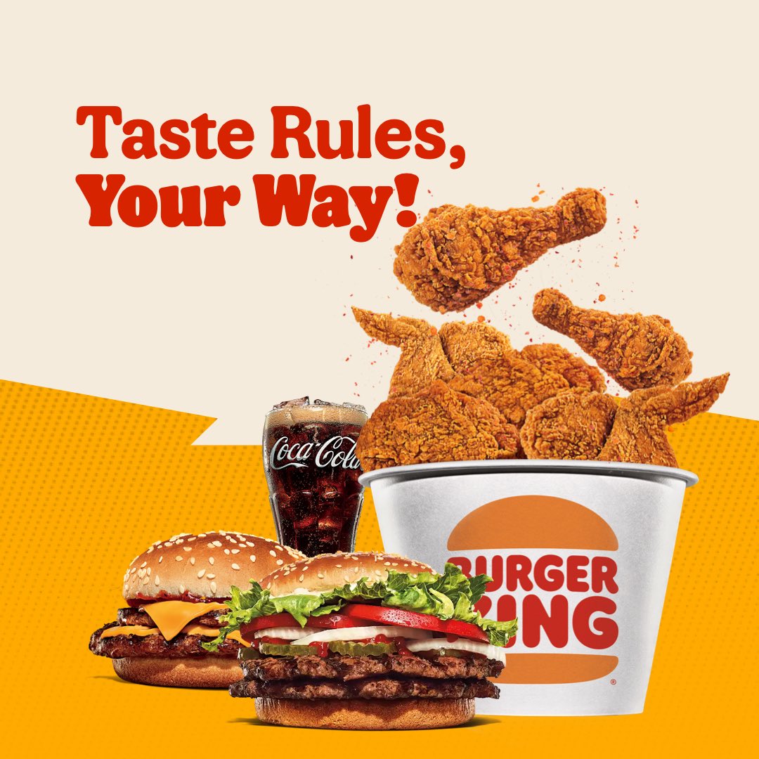 Taste rules, your way 🫶🏽