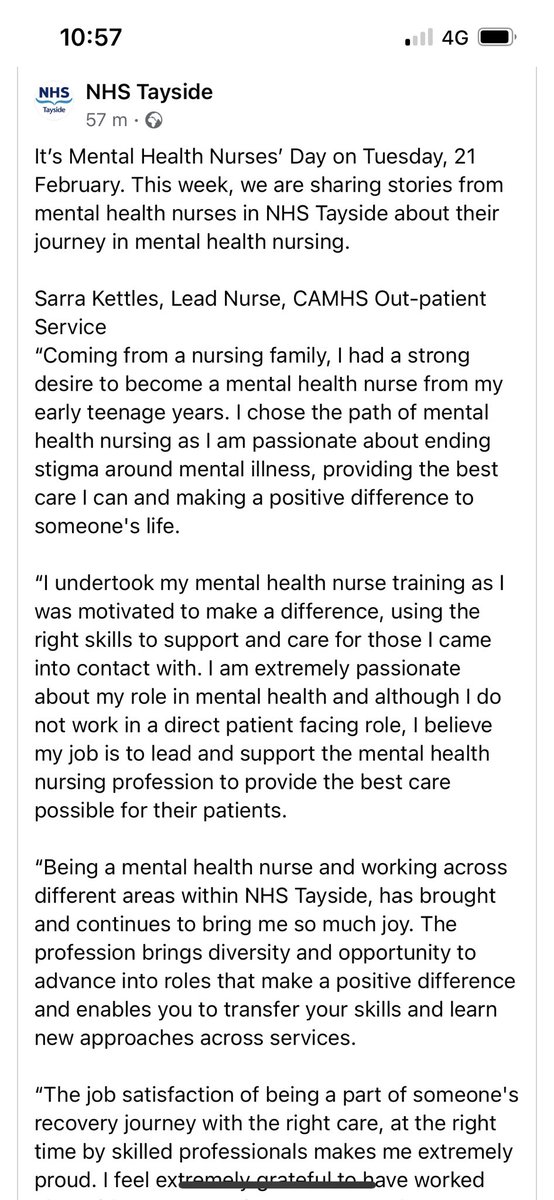 SarraKettles's tweet photo. A piece I wrote for #MHNursesDay - proud to be a RMN and to have the privilege in working alongside so many amazing mental health nurses! What an amazing career 🙏🏻🤩 https://t.co/ViXlM46cZ6
