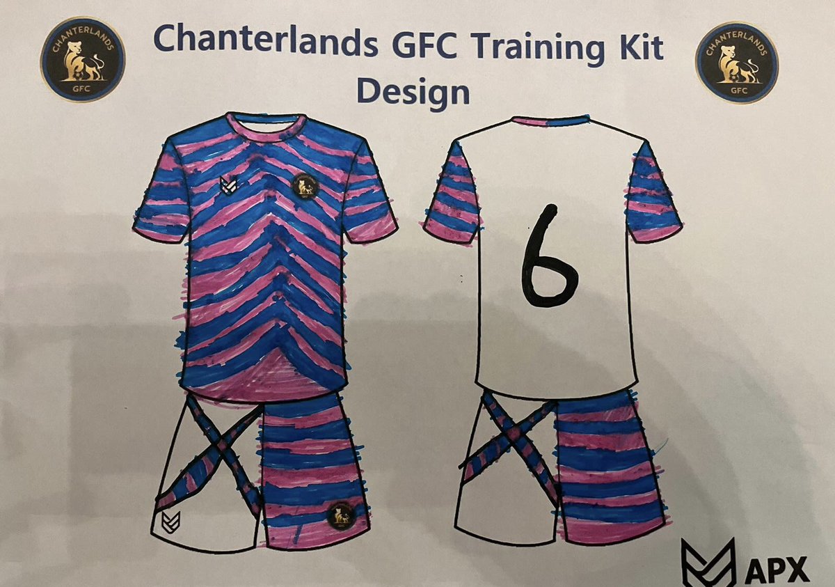 ChanterlandsGFC's tweet image. More amazing training kit designs coming through over the last 24 hours from our club members! 😍

Remember the deadline for submissions is Monday 27th February at Noon.. Tick Tock ⏳

@APXSports 

#HerGameToo #trainingkit #girlsfootball #girlsonlyclub