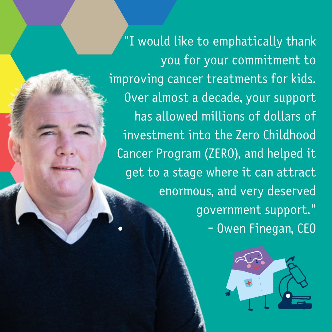 The Zero Childhood Cancer Program (ZERO), which has been supported by The Kids’ Cancer Project since 2015, is being expanded to all Australian's aged 0 to 18 years with any type of cancer.
Want to know more? You can read here: 
thekidscancerproject.org.au/stories/februa…