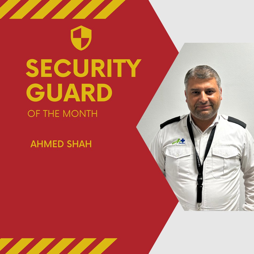 InfoECDubai's tweet photo. A third party recognised Ahmed Shah as the security guard of the month! Congratulations, and thank you for all your hard work. https://t.co/917GkghN1I