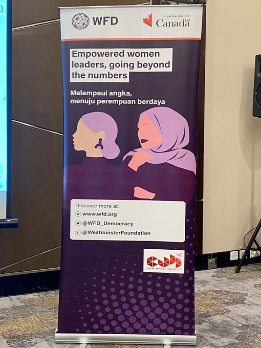 WFD_Indonesia's tweet photo. In partnership with @CakraWikara, our @WFD_Democracy Indonesia team kicked off a 3-day workshop aimed at 25 women legislative candidates in Mataram, NTB ahead of the 2024 election.
Part of our #ASEANWPL programme supported by @CanadaASEAN. https://t.co/aJXdeOgzUD