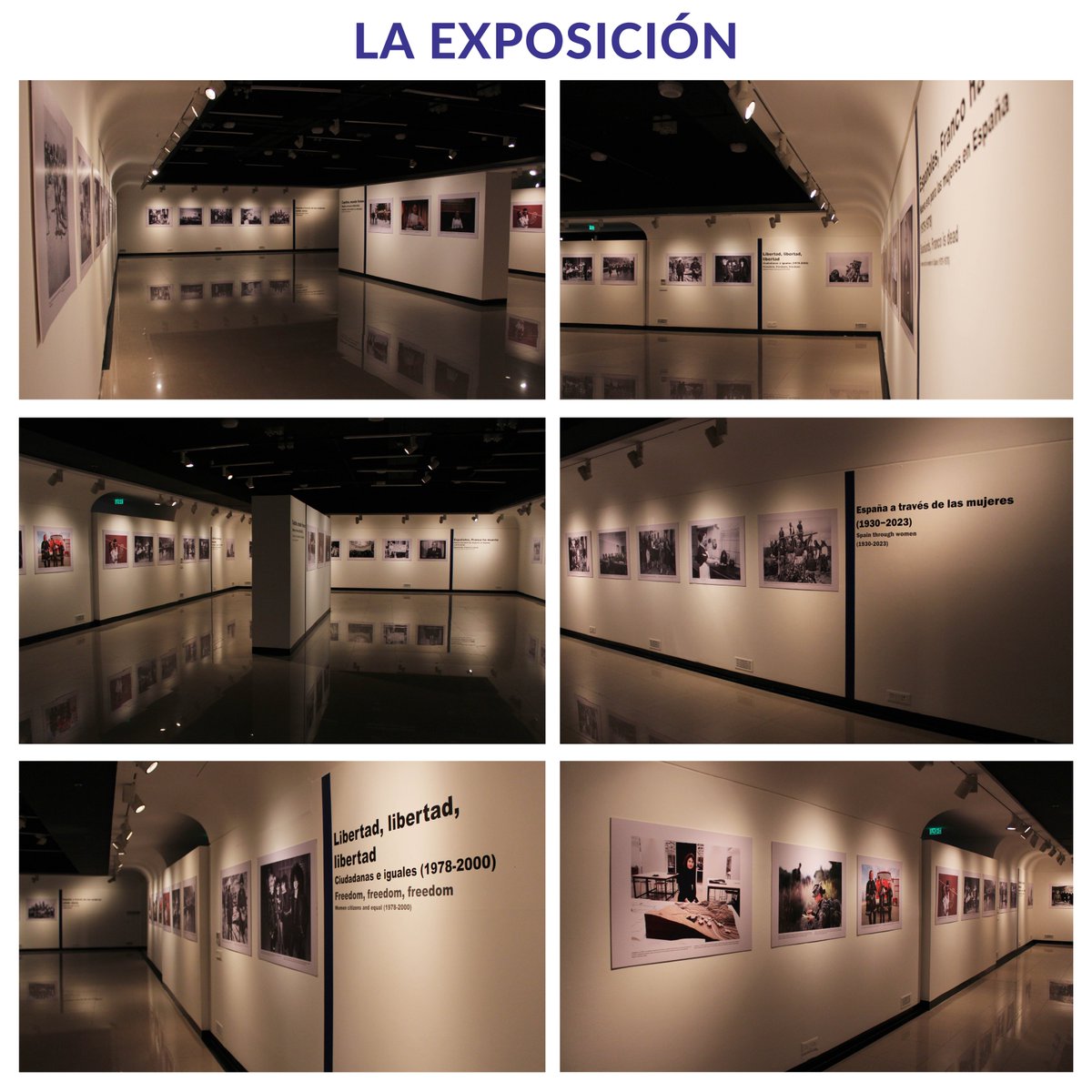 Few📸from the Inauguration of the photo exhibition- Imparables (Unstoppable),depicting the evolution of women’s role👭in #Spain🇪🇸 through the archives of 
@EFEnews
 
Go & check out the📸exhibition:
🗓️until February 23rd
📍Instituto Cervantes,New Delhi

#SpaIndia #EUGenderChampion