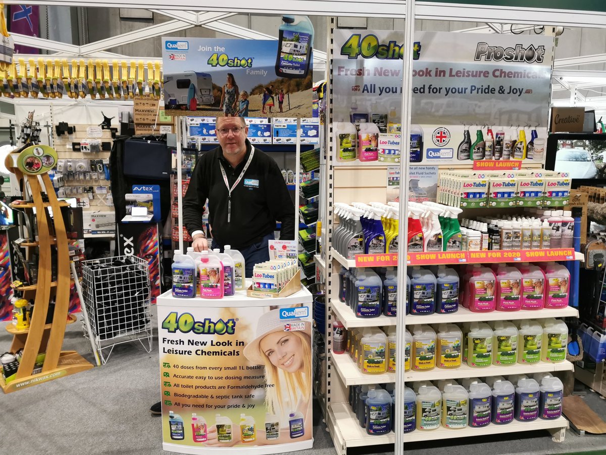 ProshotLeisure's tweet photo. An early start today for the opening of the @CaravanCampShow 
Ian will be on stand 5120 with our 40shot range.
If you make a purchase then take a photo with him, post it and tag us. We have 3 prizes to be won! (Exciting stuff we know!!) Enjoy the show 🤩🤩 https://t.co/fdE2csEoRZ