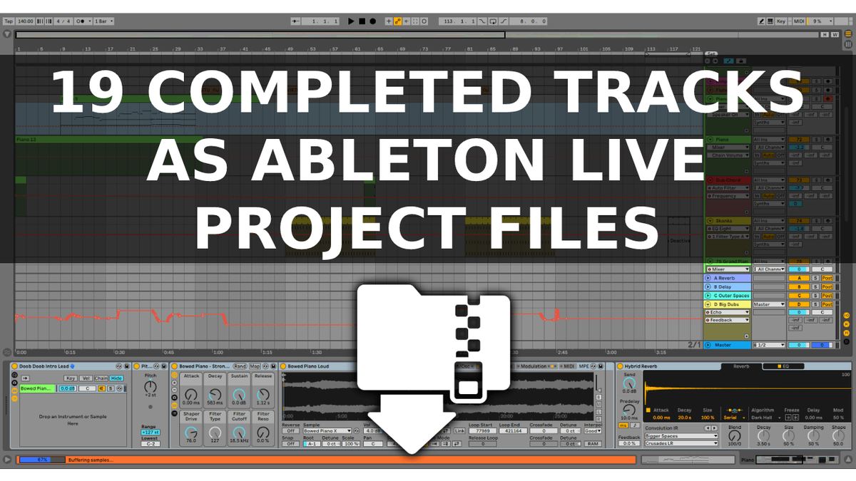 tom_cosm's tweet photo. 19 Completed Tracks as Ableton Live Project Files - Get them here : https://t.co/5ahN98DfNV https://t.co/wxSYAc7hKS