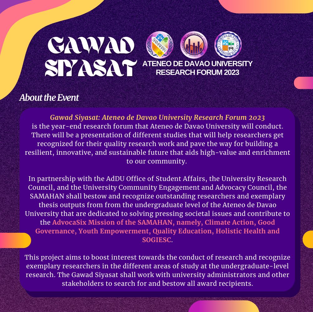 addusamahan's tweet photo. "𝘙𝘦𝘴𝘦𝘢𝘳𝘤𝘩 𝘪𝘴 𝘵𝘰 𝘴𝘦𝘦 𝘸𝘩𝘢𝘵 𝘦𝘷𝘦𝘳𝘺𝘣𝘰𝘥𝘺 𝘦𝘭𝘴𝘦 𝘩𝘢𝘴 𝘴𝘦𝘦𝘯, 𝘢𝘯𝘥 𝘵𝘰 𝘵𝘩𝘪𝘯𝘬 𝘸𝘩𝘢𝘵 𝘯𝘰𝘣𝘰𝘥𝘺 𝘦𝘭𝘴𝘦 𝘩𝘢𝘴 𝘵𝘩𝘰𝘶𝘨𝘩𝘵." - 𝘈𝘭𝘣𝘦𝘳𝘵 𝘚𝘻𝘦𝘯𝘵-𝘎𝘺𝘰𝘳𝘨𝘺𝘪

What is Gawad Siyasat?

Gawad Siyasat
(v.) bestow (n.) review

[1/5] https://t.co/z96zZl0ocA