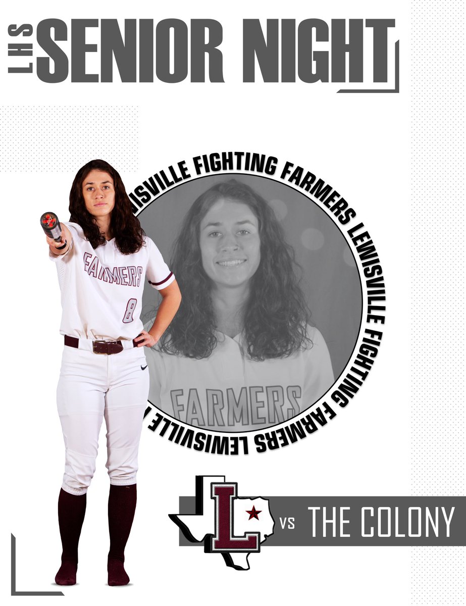 Come out and support your Farmers as we celebrate our 3 seniors at tonight’s game! 
📍- Lewisville Killough 
⏰- JV @ 4pm, V @ 6pm 
Senior ceremony @ 5:45pm
🆚 The Colony
#seniors2023 #onepercent
#farmerprideneverdies