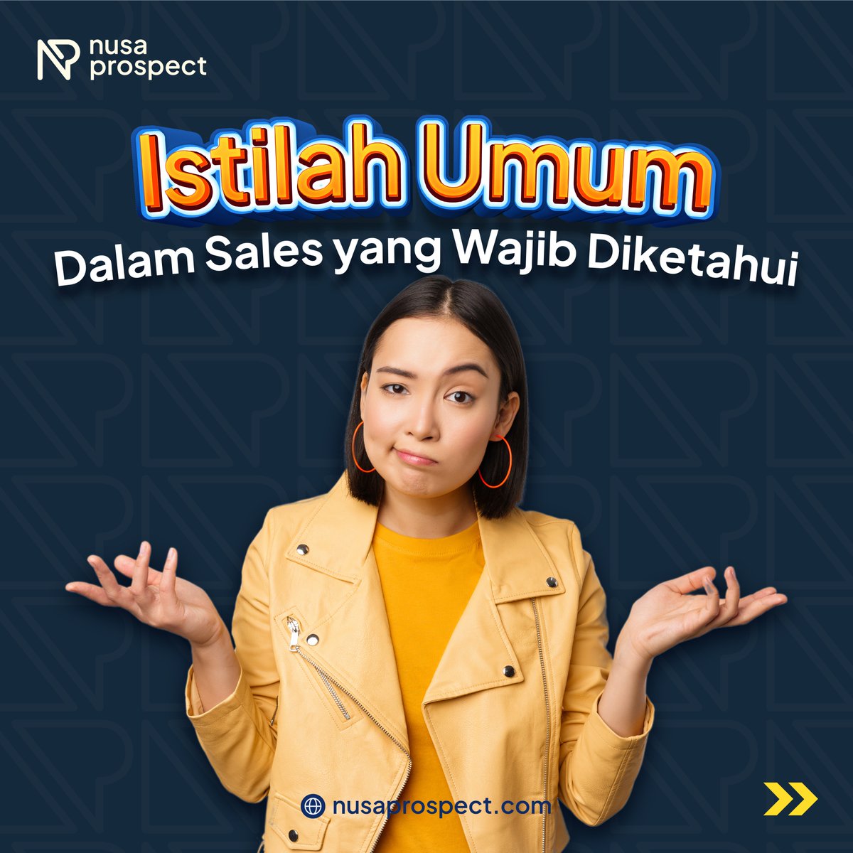 nusaprospect's tweet image. Jualan lebih PeDe dengan menguasai istilah-istilah ini!🤝📚

#salesplatform #aplikasisales #istilahsales #salesman #sales #nusaprospect