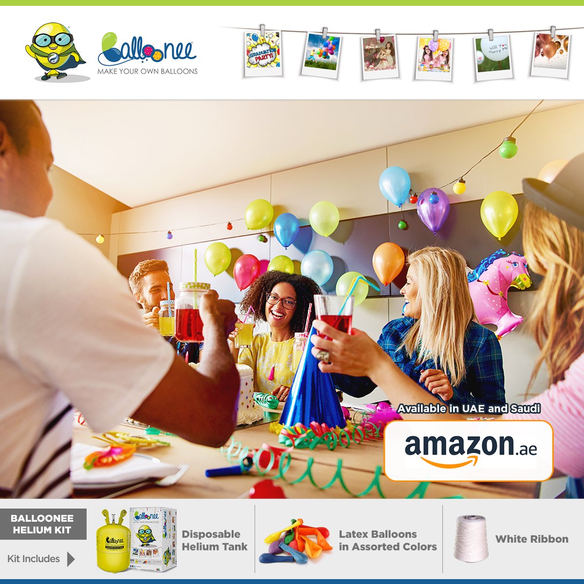 BrothersGas's tweet image. Looking to take your office celebrations to the next level? Balloonee has got you covered with our perfect DIY helium kit! 🎉

amazon.ae/ballooneemakey…

💬 +971 55 290 3495
📞 +966 53 000 1458
📧 sales@balloonee.com
🌎 balloonee.com

#iloveballoonee #amazonae #KSA #UAE