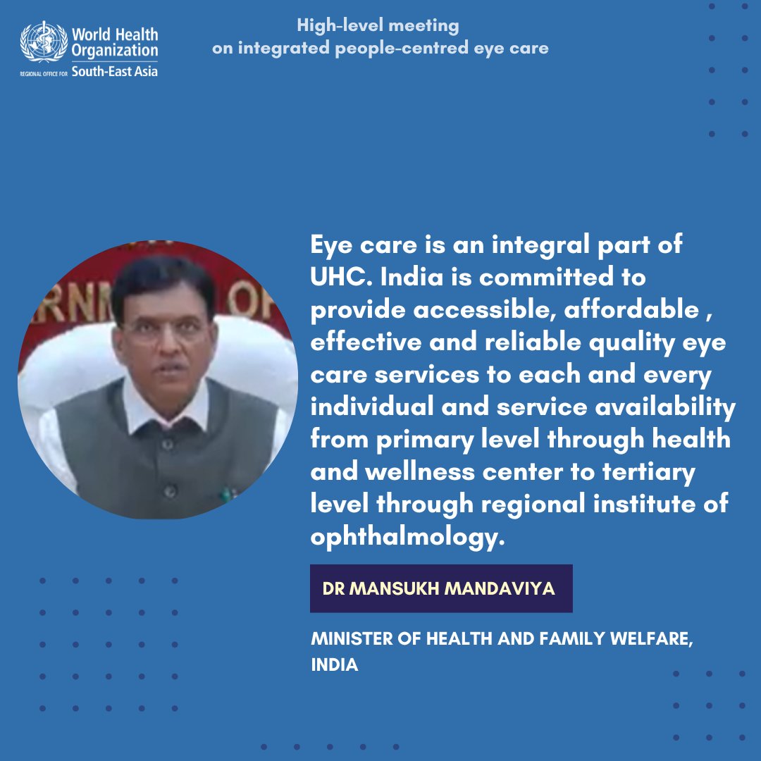 Ministry of Health on Twitter "RT WHOSEARO India is committed to
