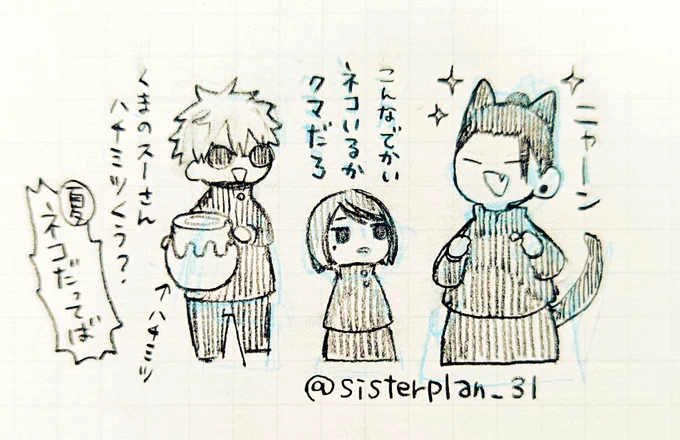 ネコちゃんになった夏油 