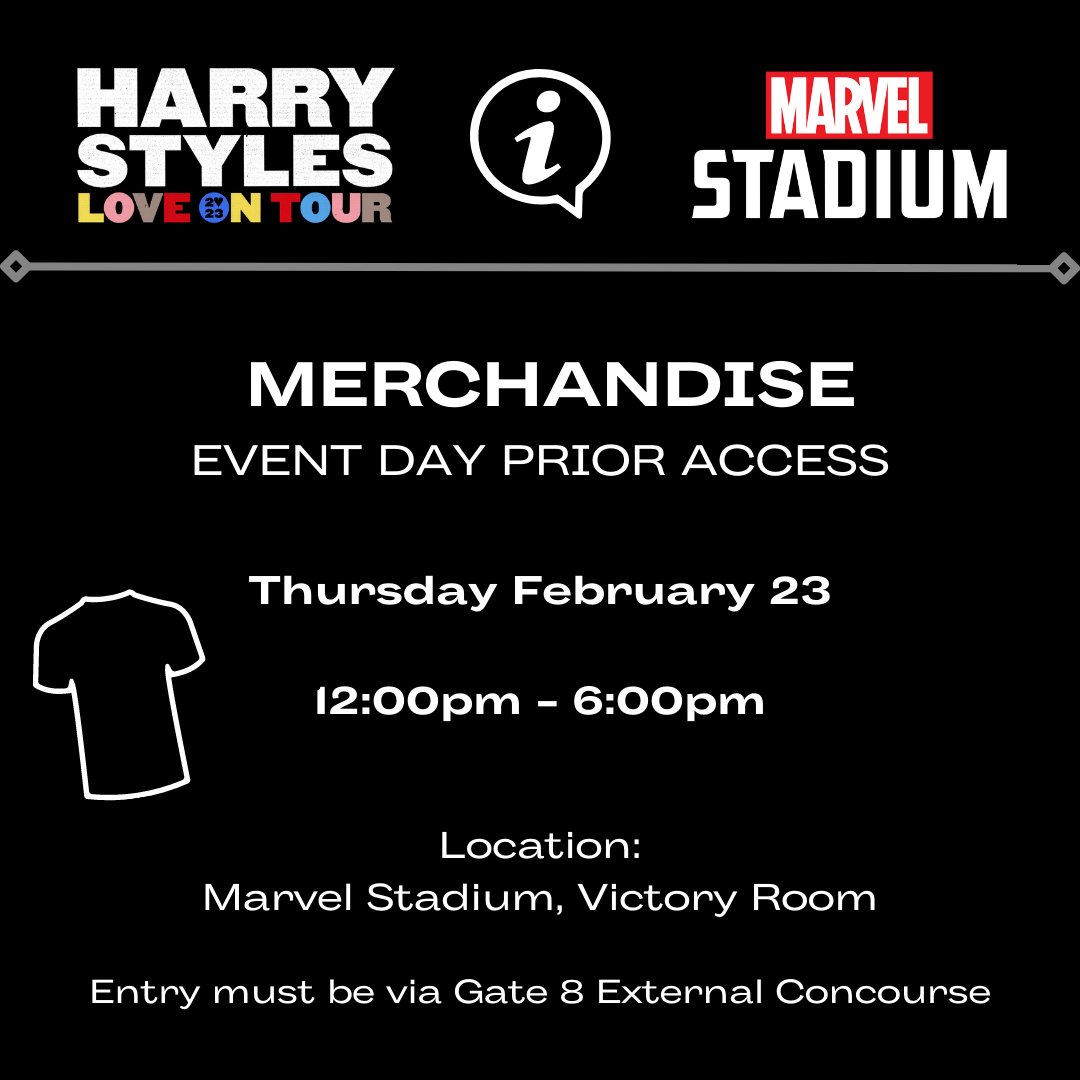 marvelstadiumau's tweet photo. 🍒Melbourne, you're next!

Make sure you’re ready for the Harry Styles Love on Tour concert by following the information above, as we count down the DAYS until Harry hits the stage at Marvel Stadium💖

Stay up to date via our website: https://t.co/pYvioIpGAe https://t.co/SAfdGL5SRD