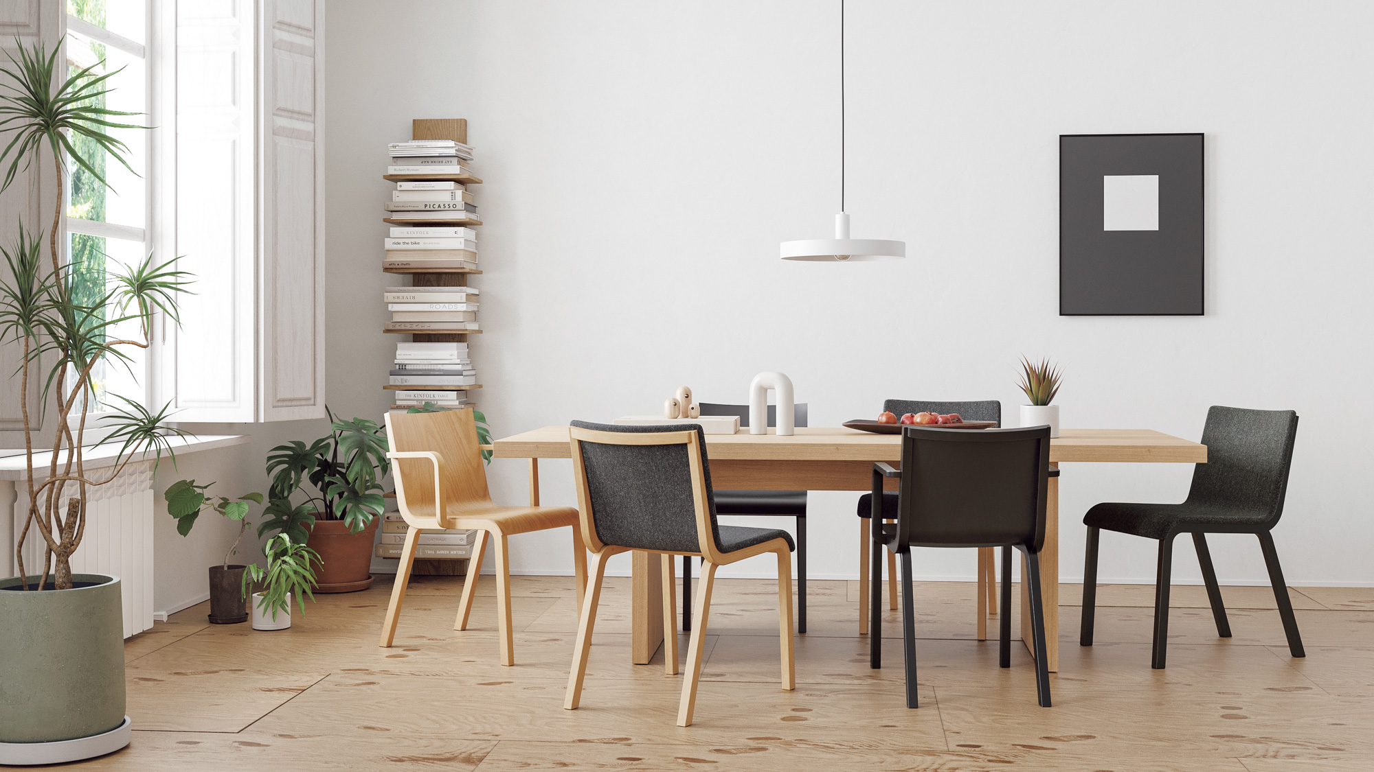 GMFF28D○Tendo / 天童木工 ダイニングチェア アームチェア イージ