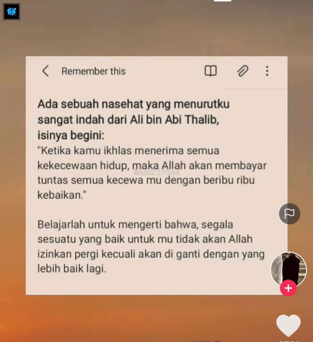 Askrlfess's tweet photo. [Askrl] ayok cerita pengalaman kalian
Misal hal jodoh dll https://t.co/lv0knLO8AK