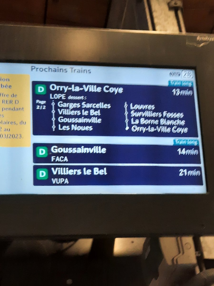 #rerd <a href="/RERD_SNCF/">RER D</a> un problème  ce matin au départ de Maisons Alfort