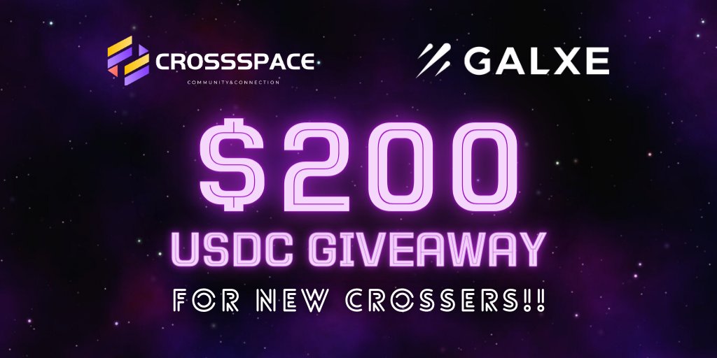 CSpaceOfficial's tweet photo. Don’t miss our new crosser welcome campaign on @Galxe!!
💰Complete tasks and get a spot for the lucky draw!

✅Follow @CSpaceOfficial
✅❤️ &amp; RT &amp; tag 3 fens
✅Join &amp; explore CrossSpace

⏰ 21nd Feb — 7th Mar

Learn more and participate at GALXE-
https://t.co/rUjeztoK84 https://t.co/4UuUObGXZT