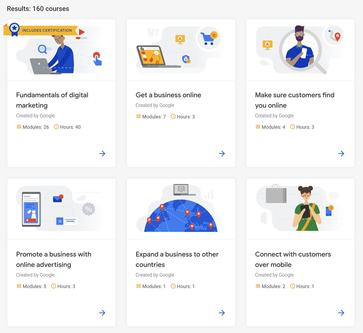 simonholdorf's tweet photo. 2/ Google Digital Garage

Discover a range of free learning content designed to help your business or your career. You can learn by selecting individual modules or diving right in and taking an entire course end-to-end.

👉 https://t.co/UgbsUNYLTI https://t.co/RJuj69m0RS