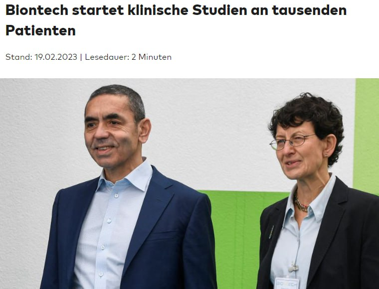 JanPhi0511HD's tweet photo. Der nächste Hammer kommt. Die #mRNA -Genspritze gegen #Krebs . Ob sie wirklich hilft, ist fraglich. Aber wenn das #Marketing gut genug ist, dann lässt sich mit der #Gentherapie einiges an Geld verdienen.

#BiontechPfizer https://t.co/BdeXWuoacy