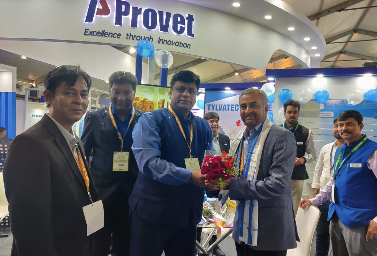 provetppl's tweet photo. Provet Pharma Private Limited participated in the 9th Kolkata International Poultry Fair, 2023.
We thank our valuable customers and partners for visiting us.
#Provetpharma #KolkataInternationalPoultryFair2023 #KIPF #PoultryIndustry https://t.co/5lm4UmwFtG