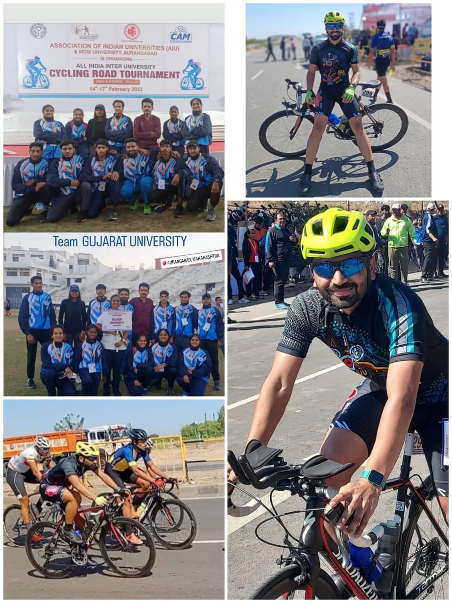 vikram_scs's tweet photo. #Congratulations_Umang_Chaudhry.
All india University national cycling championship held at Aurangabad.
Finished in top 25 in 98 km Mass Start and secured 39th rank in ITT (individual time trial)
#vikram_scs #gujaratuniversity #championship #cycling #cyclingchallenge @ultra_umang https://t.co/IU5NeQHopb