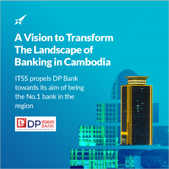 TeamITSS's tweet photo. #ITSS is proud to have partnered with #DPBank to help achieve its goal of becoming the #1 bank in Cambodia. With our industry-leading expertise &amp; innovative solutions, we deployed the #Temenos Transact system &amp; provided comprehensive product training to DP Bank's internal team. https://t.co/1S6MtWSnoN
