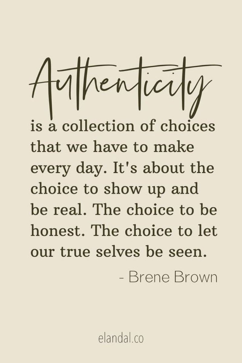 Tuesday’s thought of the day #Authenticity #Leadership #DoingTheRightThing