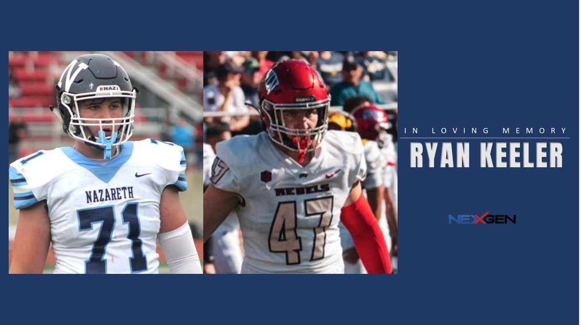 nexgenscouting's tweet photo. We mourn the passing of one of our own and Nazareth Academy @FootballNaz &amp; UNLV @unlvfootball Ryan Keeler. Our thoughts and prayers are with the Keeler family. https://t.co/yzUfZMO8Nx