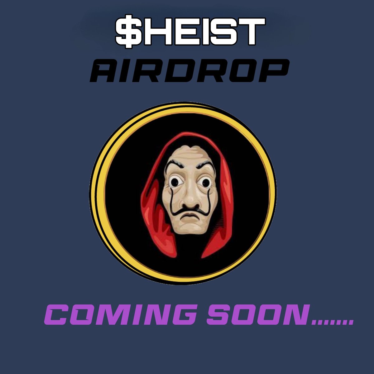 1 x 1,200,000 $BONK Prize!!🏆 1⃣Follow @HeistCoin 💜+RT 3⃣ Comment #HEIST 4⃣ Drop your $SOL address Ends in 20 hrs!!🏁 +Fast🎁@hey_wallet send 3000000 $BREAD to the first 600 retweets, new followers #airdropCrypto #SolanaAirdrop #SolanaGiveaways #Solana #HeyWallet #Airdrop