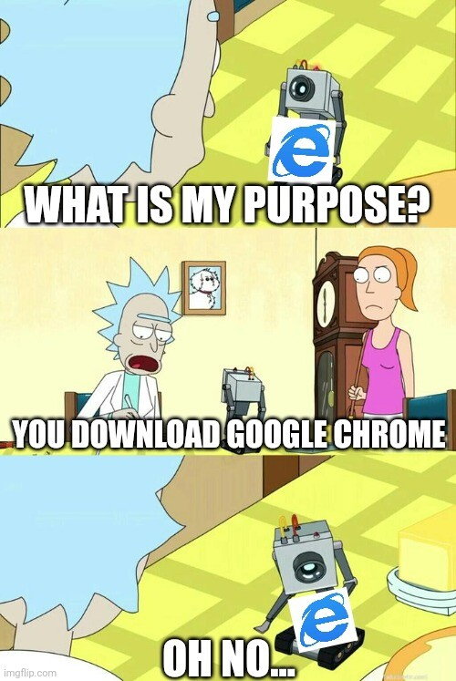 DanRamo07555230's tweet image. #memes #InternetExplorer #RickandMorty
