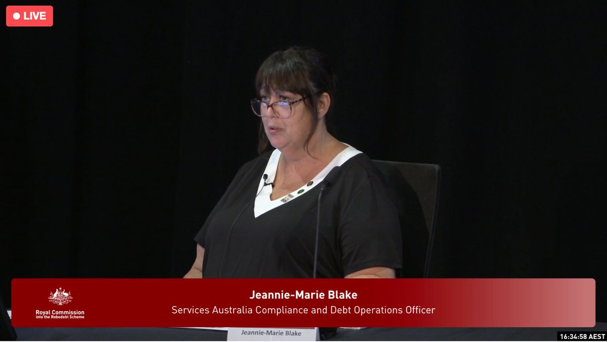 lukehgomes's tweet photo. Frontline worker Jeannie-Marie Blake tells the commission: "We deserve a voice in this room. As much as every manager you've heard. Everyone who can give you a reason on how they didn't know. And for every customer that's had to listen to that, I wanted to say, 'I do remember.'" https://t.co/ILQbs1JrDv