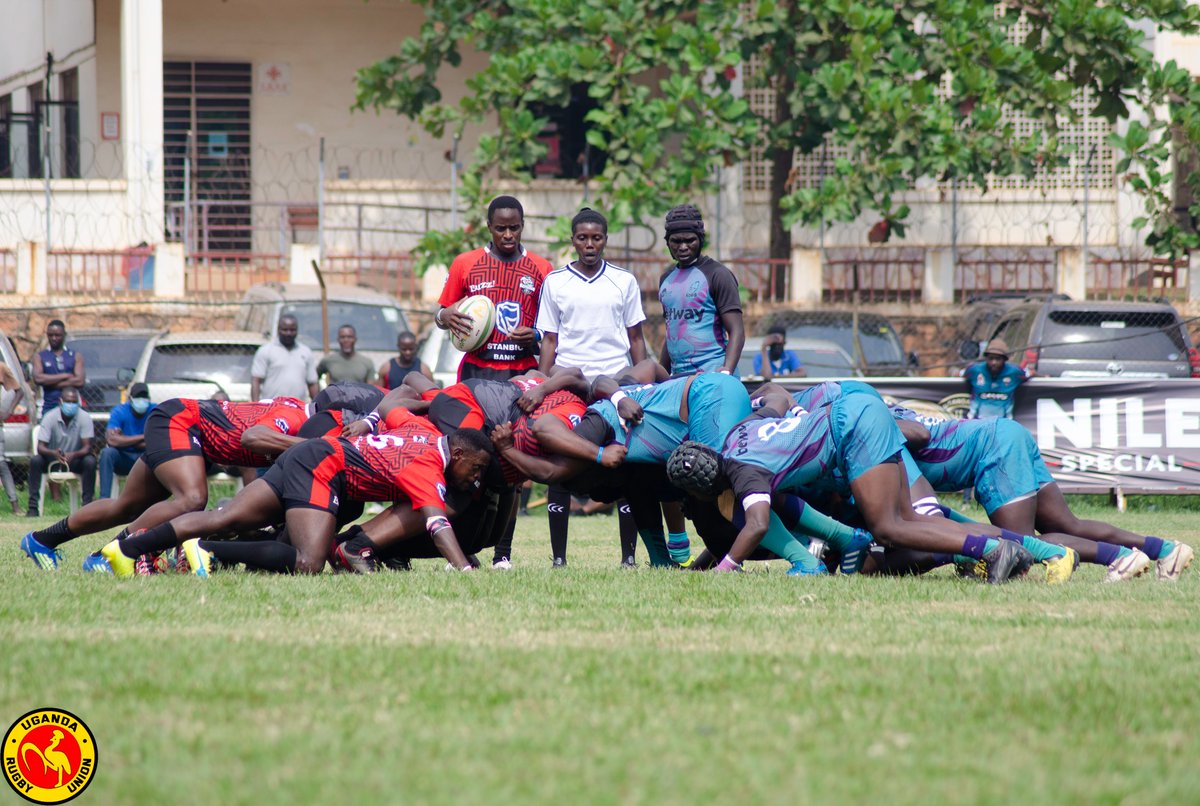 UgandaRugby's tweet photo. BATTLE OF THE TOP 2. 

Top of the table @piratesrugbyUG will host second-placed @KobsrugbyUg at @Kingsparkarena on Saturday at 3:00pm. 

#NileSpecialRugby #GutsGritGold #UgandaRugby https://t.co/U959iuBcPl