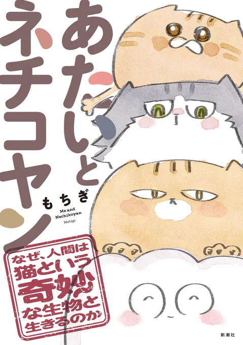 もちぎさん(@omoti194 )のキャットフルエッセイ💕第二弾が2/22、明日発売です‼️‼️  『あたいとネチコヤン なぜ、人間は猫という奇妙な生物と生きるのか 』 https://amzn.asia/d/307ZqAo  🐈番外編🐈  #猫の日