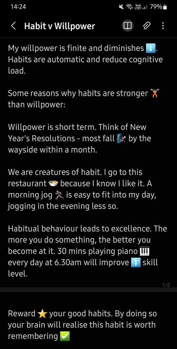 Usingtechbetter's tweet photo. HABIT vs. WILLPOWER
How much do you agree with this? Let us know in the comments! Share your habits with us! 💬
Follow us for more!
#habits #dailyhabits #willpower #willpowerfitness #edtech #edtechteam #nzteachers #teachers #technology #utb #utbpld #UTBEmpoweringYOU https://t.co/VwgRegpcFp