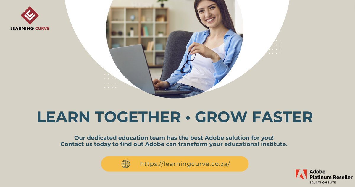 vanschaik1's tweet image. Hey Van Schaik Family, did you know?
Adobe Creative Cloud offers world-class digital software to keep your institution at the edge of all things digital. Contact @learningcurvesa to find out more.  🙃
#adobecreativecloud #learningcurvesa #vanschaik #softwaresolutions