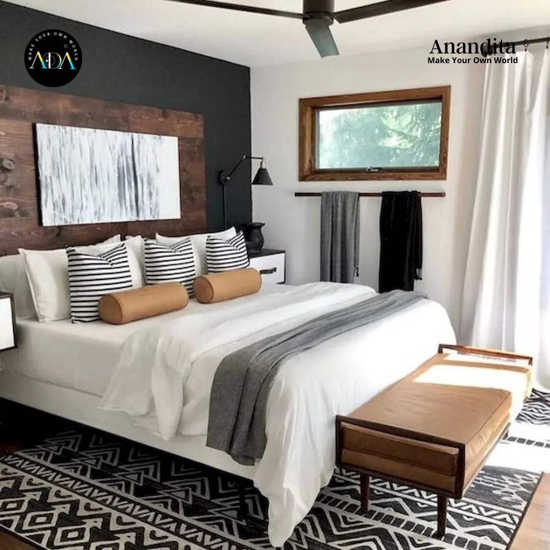 The key to a peaceful night's sleep? A minimalist bedroom design with quality building materials. Our team has crafted a space that is both functional and beautiful. 
#QualityBuild #Simplicity #bedroom #anandita #constructionmaterial #gharbanaogharbaithebaithe #makeyourownworld